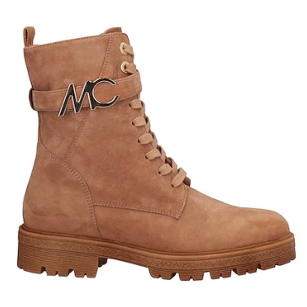 Marc Cain Women’s Suede Lugged Sole Ankle Boots Size 7.5 New with box & dust bag